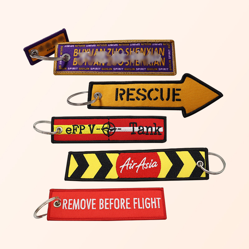 Embroidery key chain